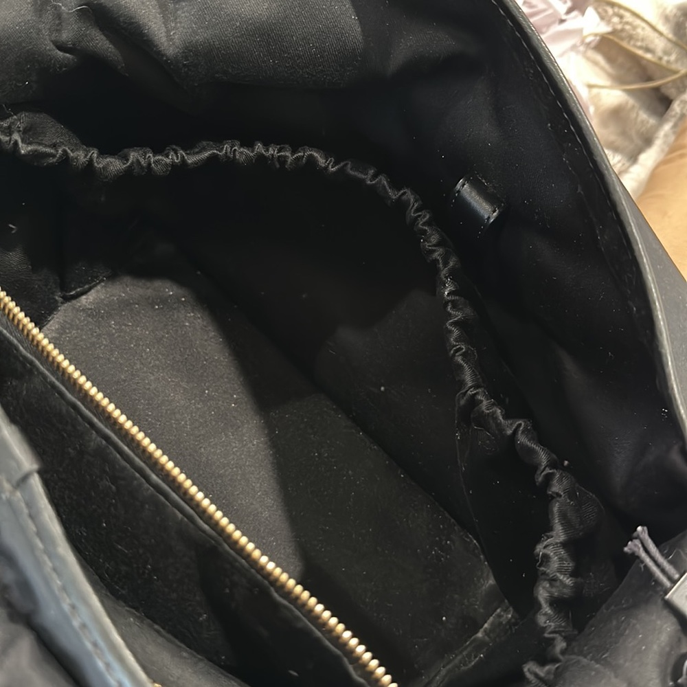 Burberry Black Quilted Nylon Baby Bag with Gold Hardware - Picture 10 of 16